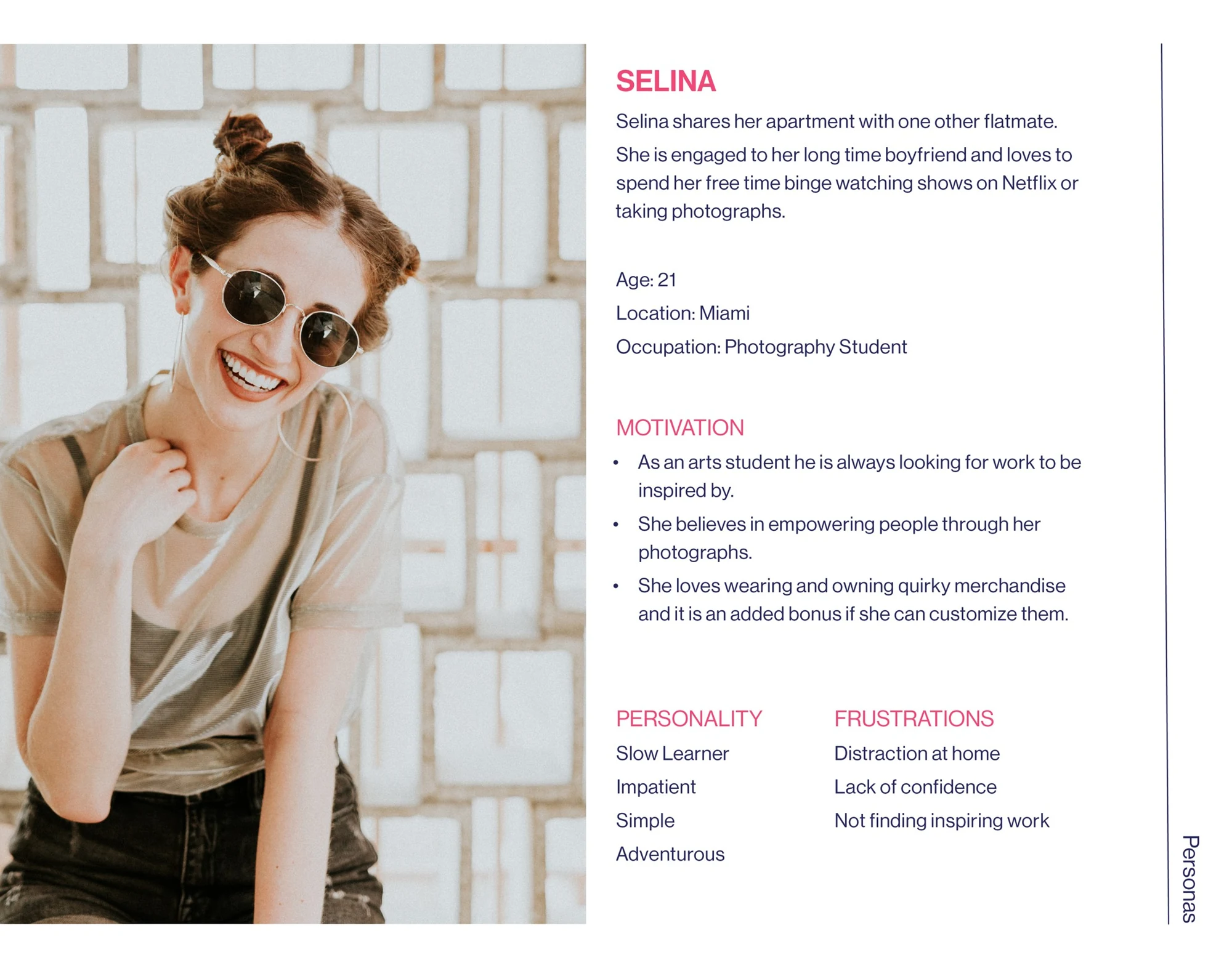 Selina audience persona