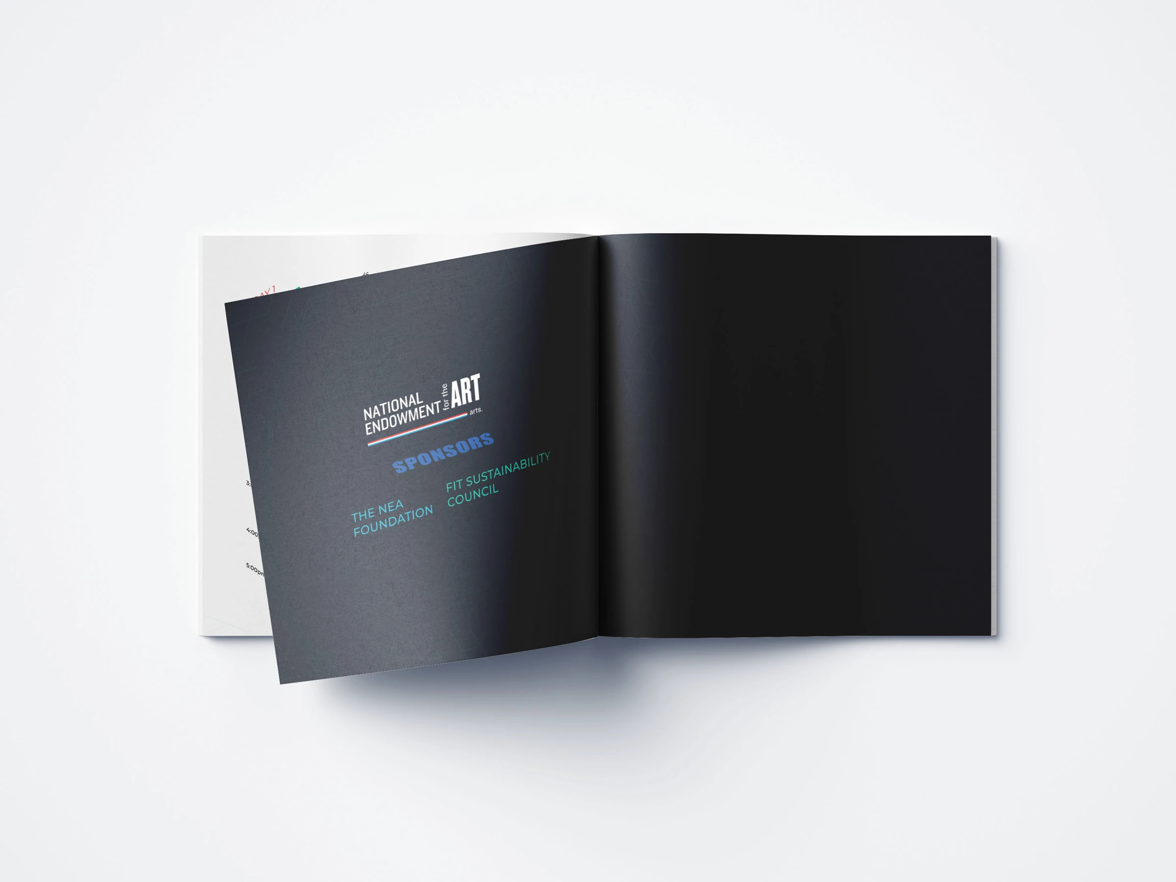 Closing spread / Conference identity and information.