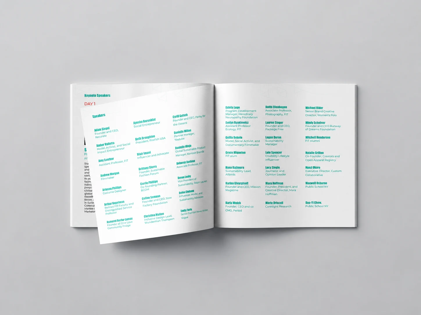 Schedule / A clear structure for the conference program.