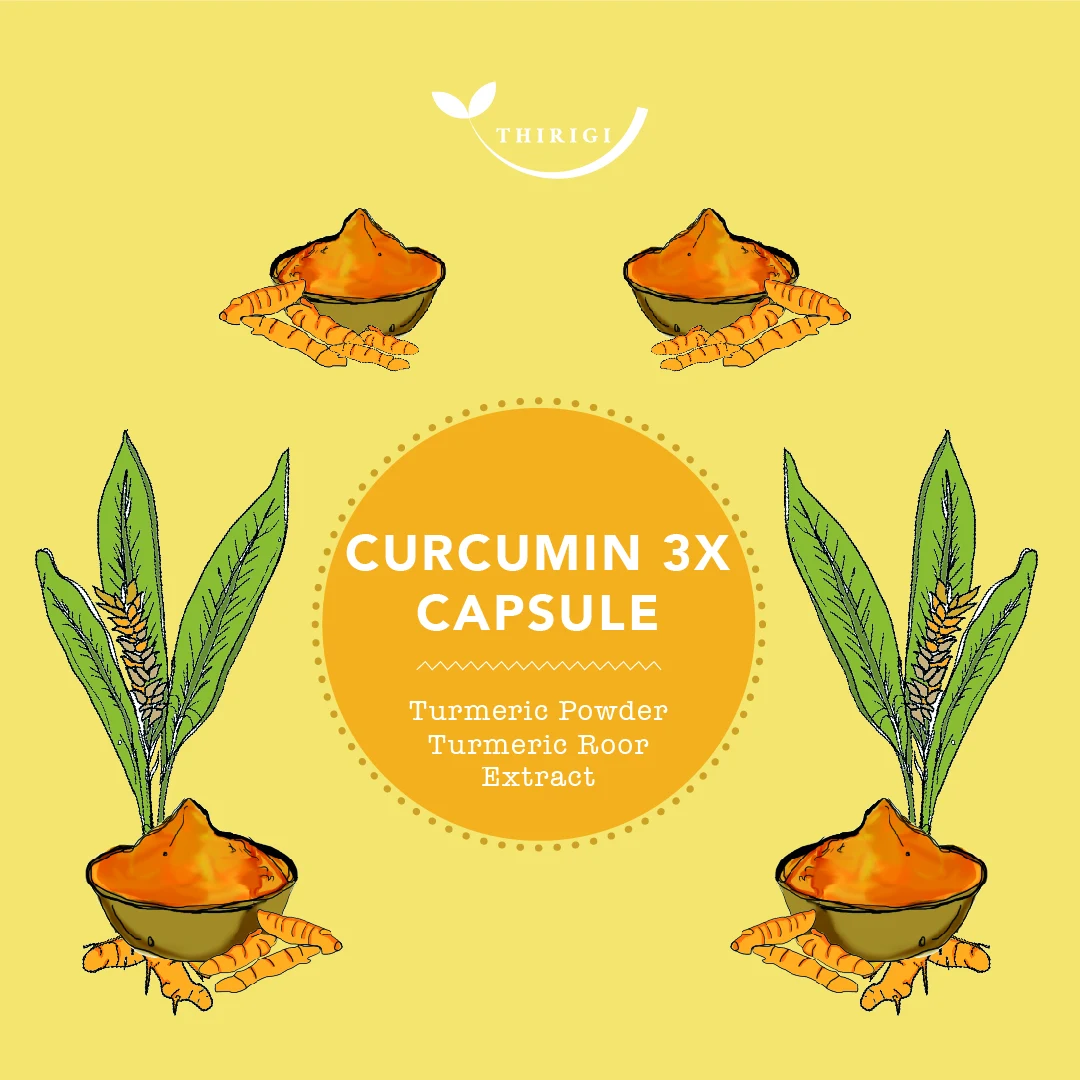 Yellow turmeric ingredient graphic