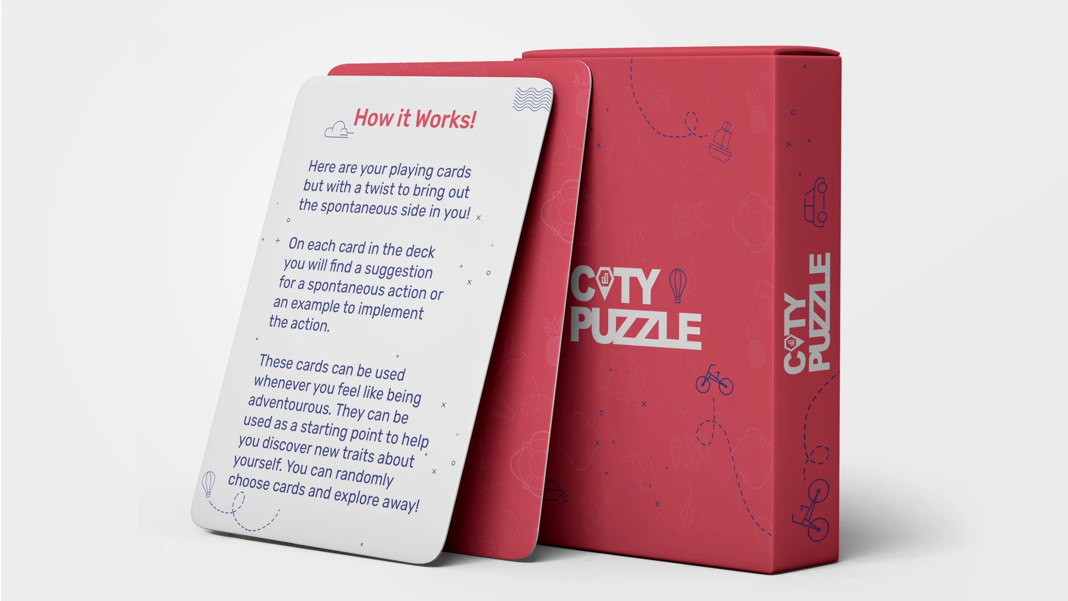 Activity cards / Prompts for spontaneous experiences.