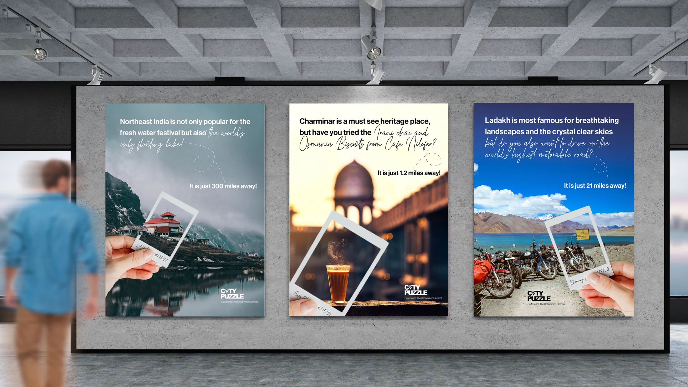 Campaign / Local stories brought into a series of destination posters.